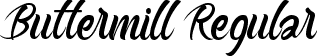 Buttermill Regular font - Buttermill.ttf