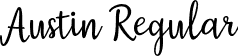 Austin Regular font - Austin.otf