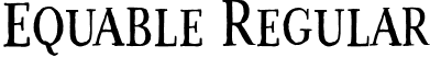 Equable Regular font - Equable.otf