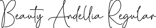 Beauty Andellia Regular font - Beauty Andellia demo.otf