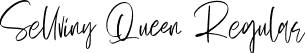 Sellviny Queen Regular font - Sellviny Queen.otf