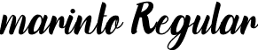 marinto Regular font - marinto.ttf