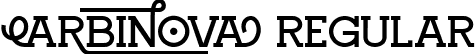 Arbinova Regular font - Arbinova-nRnl1.ttf