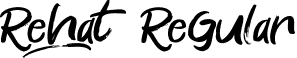 Rehat Regular font - Rehat.otf