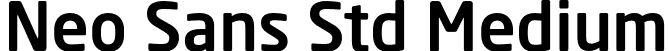Neo Sans Std Medium font - Neo Sans Std Medium.otf