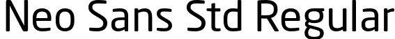 Neo Sans Std Regular font - Neo Sans Std Regular.otf