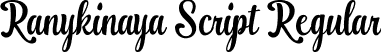 Ranykinaya Script Regular font - Ranykinaya.ttf