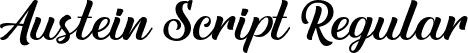 Austein Script Regular font - Austein.otf