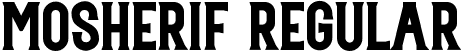 Mosherif Regular font - Mosherif.ttf