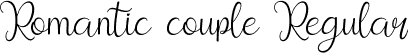 Romantic couple Regular font - Romantic Couple.ttf