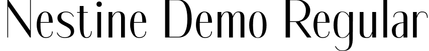 Nestine Demo Regular font - NestineDemoRegular-8M0jZ.otf