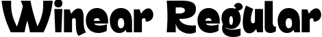 Winear Regular font - Winear-rgrjB.ttf