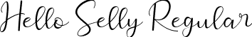 Hello Selly Regular font - Hello Selly.ttf