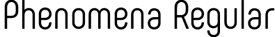 Phenomena Regular font - Phenomena-Regular.otf