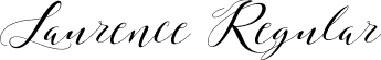 Laurence Regular font - Laurence Script DEMO.ttf