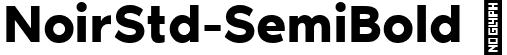 NoirStd-SemiBold  font - NoirStd-SemiBold.ttf