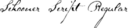 Schooner Script Regular font - SchoonerScript.ttf