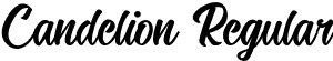 Candelion Regular font - Candelion regular.otf