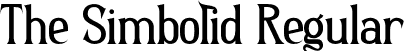 The Simbolid Regular font - The Simbolid.otf