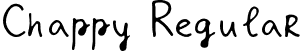 Chappy Regular font - Chappy-Regular.otf