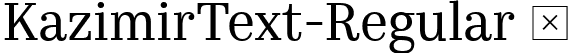 KazimirText-Regular  font - KazimirText-Regular.ttf