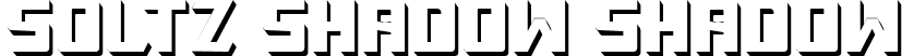 Soltz Shadow Shadow font - Soltz_Shadow.ttf