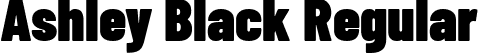 Ashley Black Regular font - Ashley-Black.otf