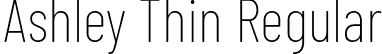 Ashley Thin Regular font - Ashley-Thin.otf