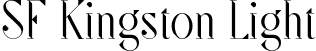 SF Kingston Light font - SF Kingston Light.otf