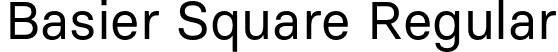 Basier Square Regular font - BasierSquare-Regular.otf