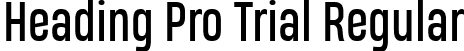 Heading Pro Trial Regular font - Heading-Pro-Regular-trial.ttf