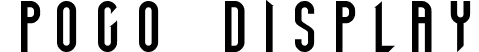 POGO Display font - POGO Display.ttf