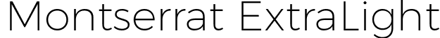 Montserrat ExtraLight font - Montserrat-ExtraLight.ttf