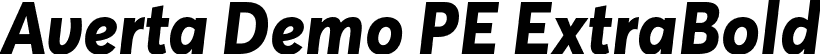 Averta Demo PE ExtraBold font - AvertaDemoPE-ExtraBold.otf