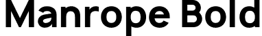 Manrope Bold font - bold.otf