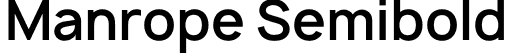 Manrope Semibold font - semibold.otf