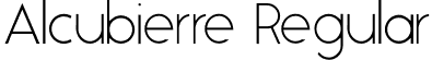 Alcubierre Regular font - Alcubierre.otf