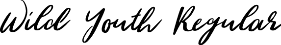 Wild Youth Regular font - WildYouth-Regular- new.ttf