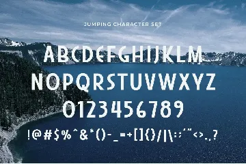 Jumping - Modern Display Sans Serif font