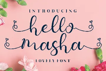 Hello Masha Script font