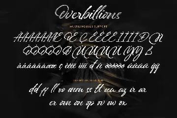 Overbillions -  Authentic brush script font