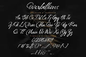 Overbillions -  Authentic brush script font