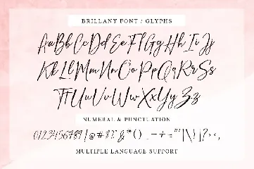 Brillany font