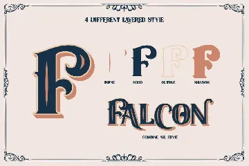 FIELDSTONE - LAYERED FONTS