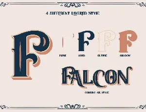 FIELDSTONE - LAYERED FONTS