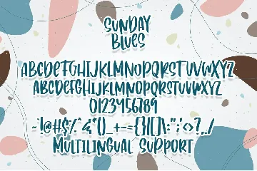 Sunday Blues font