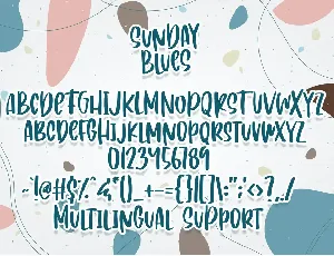 Sunday Blues font