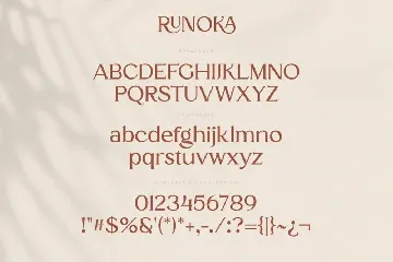 Runoka | Vintage Serif Font