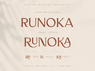 Runoka | Vintage Serif Font