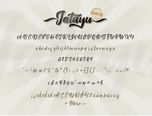 Jatayu Scipt Font Layered